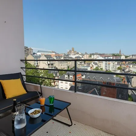 Cocon, Vue Rodez, Terrasse, Box, Musee Soulages Appartement Rodez