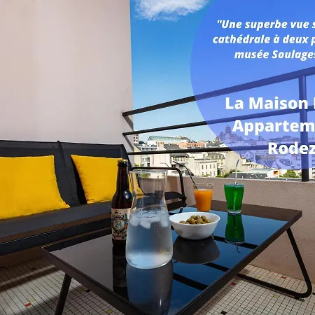 Cocon, Vue Rodez, Terrasse, Box, Musee Soulages Appartement