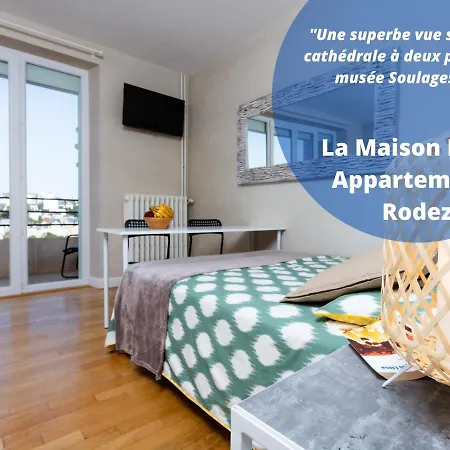 公寓 Cocon, Vue Rodez, Terrasse, Box, Musee Soulages *
